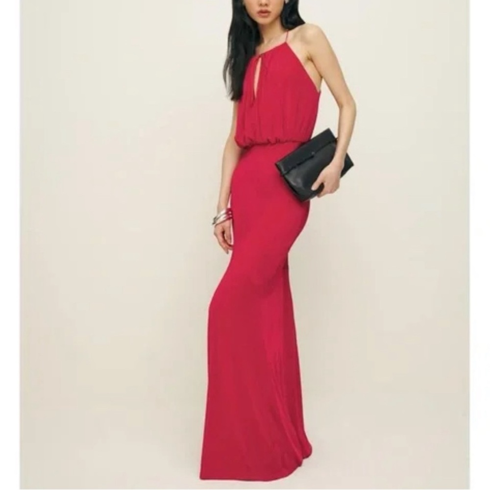 lupe knit dress reformation Red Maxi Fashion